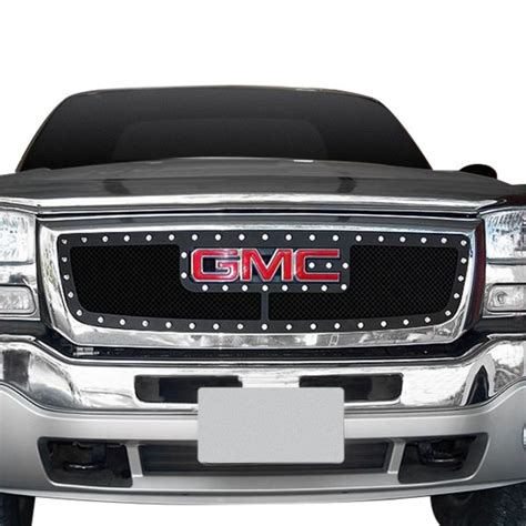 Apg Gmc Sierra Pc Rivet Style Black Mm Wire Mesh Main Grille