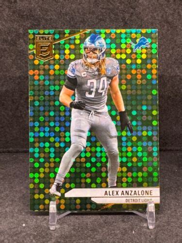 Alex Anzalone 2024 Donruss Elite Green Disco 53 Lions EBay