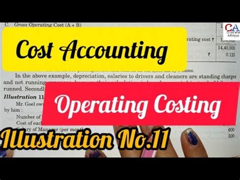 Operating Costing Operating Costing In Cost Accounting Operation