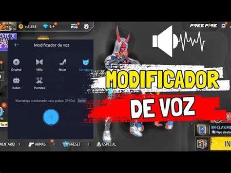 Como Modificar La Voz En Free Fire Como Modificar La Voz En Tiempo