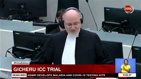 Lawyer Paul Gicherus Case At Icc Commences Youtube