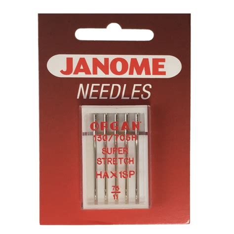 Janome Super Stretch Needles Hax Sp Size