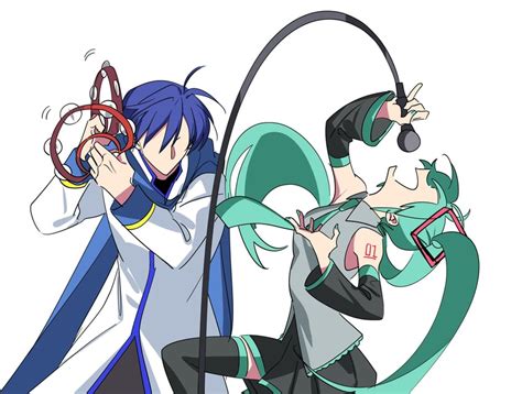 Hatsune Miku And Kaito Vocaloid Drawn By Kaimiku Yummy Danbooru