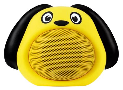 Enceinte Bluetooth Chien Jaune Haut Parleur Portable Mignon Pour Ios