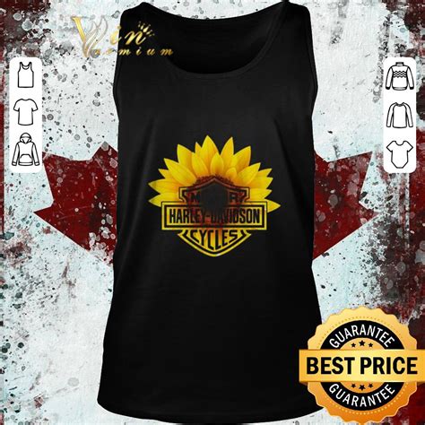 Premium Sunflower Harley-Davidson logo shirt, hoodie, sweater ...