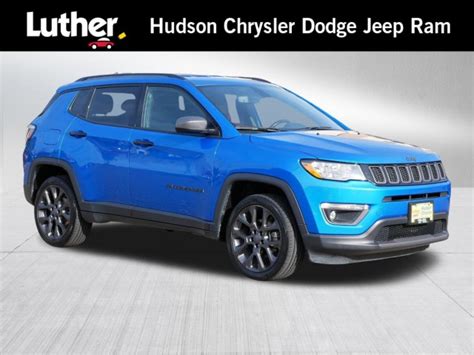 Certified Pre Owned 2021 Jeep Compass 80th Anniversary Sport Utility In Hudson P10437 Luther