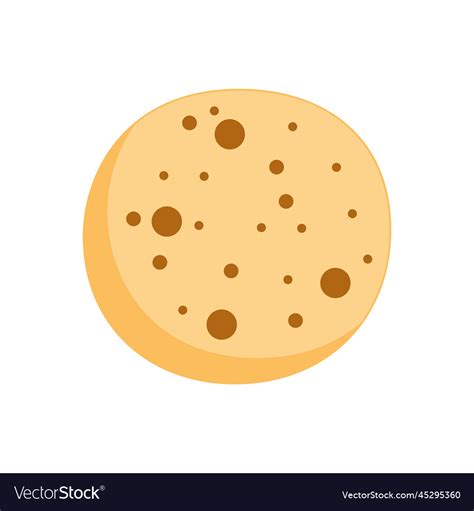 Wheat pita bread Royalty Free Vector Image - VectorStock