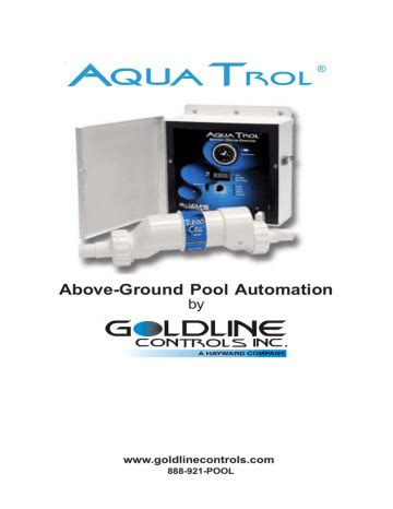 Goldline aqua trol User manual | Manualzz