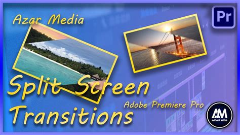 Adobe Premiere Pro How To Create Split Screen Transition YouTube