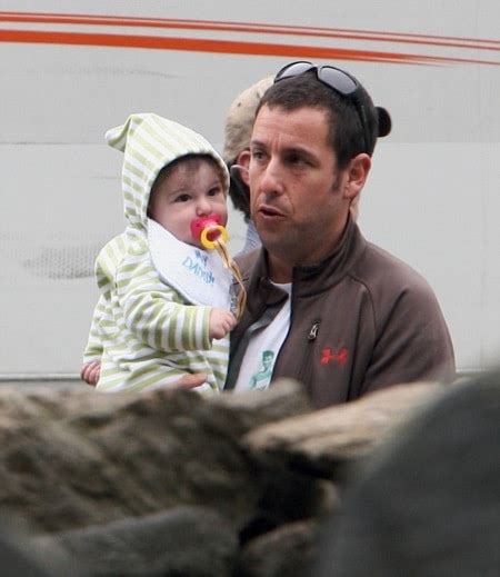 Sunny Sandler visits dad Adam on the set of Grown ups | Growing Your Baby