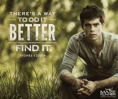 Thomas Quote From Thomas Edison The Maze Runner Maze Runner Memes