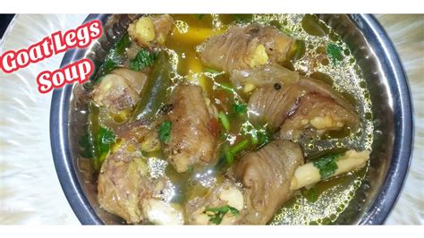 Healthy Tasty Goat Legs Soup Mutton Leg Soup Paya Soup Recipe