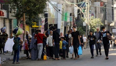 Thousands of Palestinians flee northern Gaza in ‘desperate journey ...