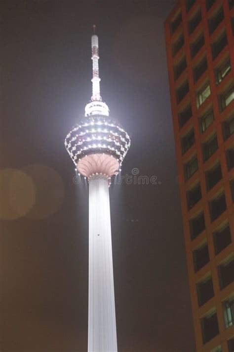 KL Tower Night View, Kuala Lumpur Malaysia 2017 Stock Photo - Image of ...