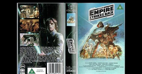 Star Wars Home Video The Empire Strikes Back UK 1988 VHS All