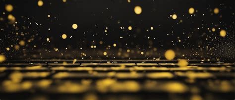 Premium Ai Image Black And Yellow Abstract Dirty Grunge Background