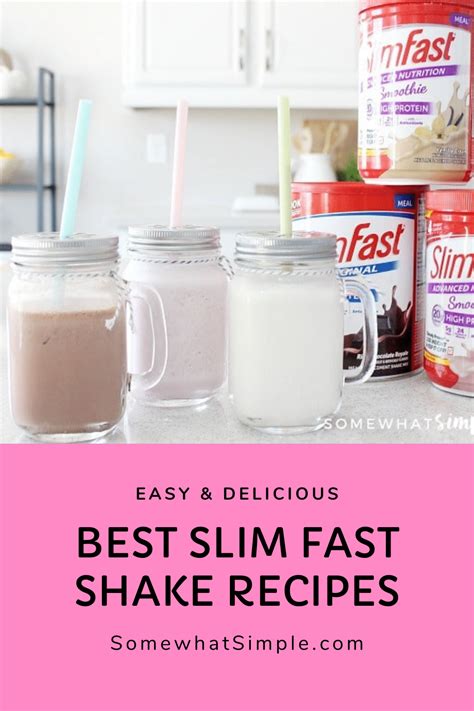 Best Slim Fast Shakes Recipe | Somewhat Simple