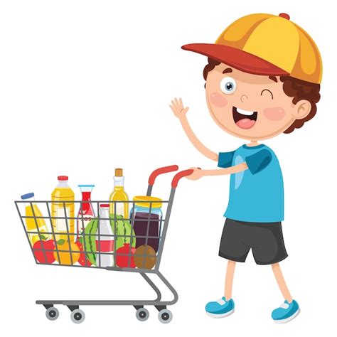 Ilustración Vectorial De Compras Vector Premium