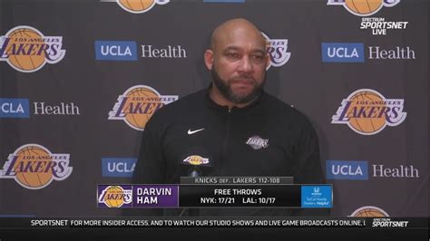 Darvin Ham Postgame Interview Los Angeles Lakers Lose To New York