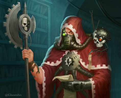 Tech Priest Art By Herbert Castillo Losloso 40k Gallery