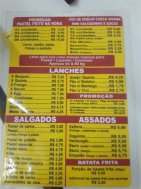 Menu em Pão de Queijo Master pub Bar Curitiba Praça Tiradentes Centro