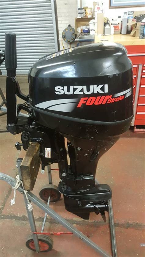 Suzuki Df Stroke Long Shaft Electric Start Tiller Outboard Engine