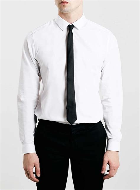 White Shirt / Black Tie Pack Save £3 | White shirt black tie, Black tie ...