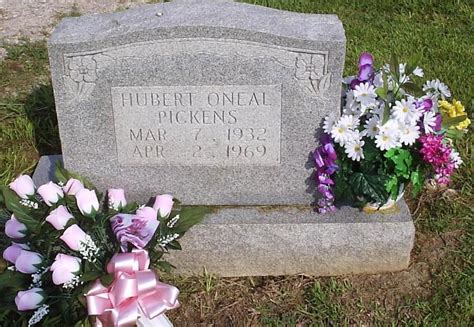 Hubert Oneal Pickens 1932 1969 Memorial Find A Grave