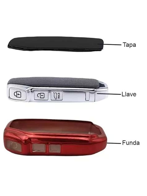 Funda Llave Compatible Con Kia Tpu Presencia Cascara Protectora Control