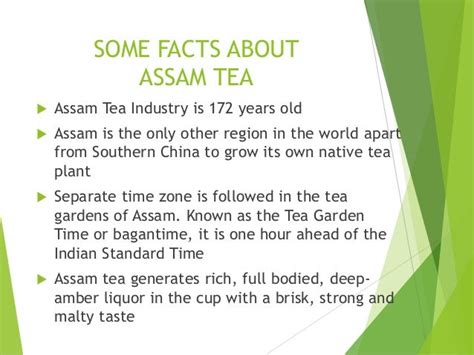 An Analysis Of Assam Tea Industry