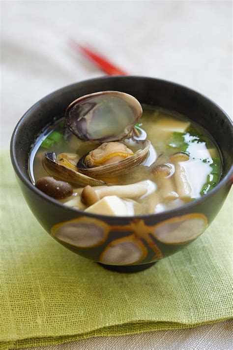 Asari Miso Soup Miso Soup With Clams Easy Delicious Recipes