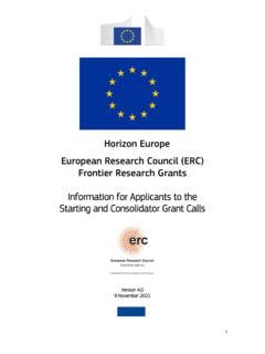 Horizon Europe European Research Council Erc Frontier Horizon