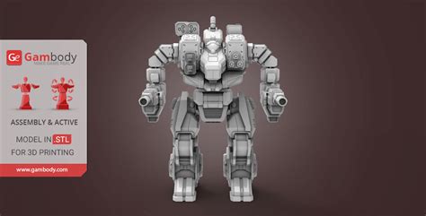 Mwo Rifleman Stl Files For D Printing Gambody