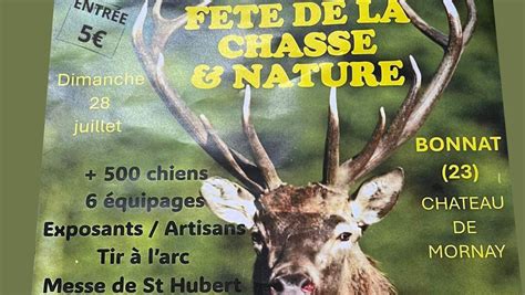 Fête de la Chasse Nature 28 juillet 2024 Commune de Bonnat