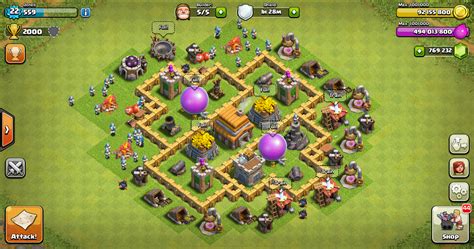 Thropy Base Clash Of Clans TH 5 Terbaru - Design Base Clash Of Clans ...