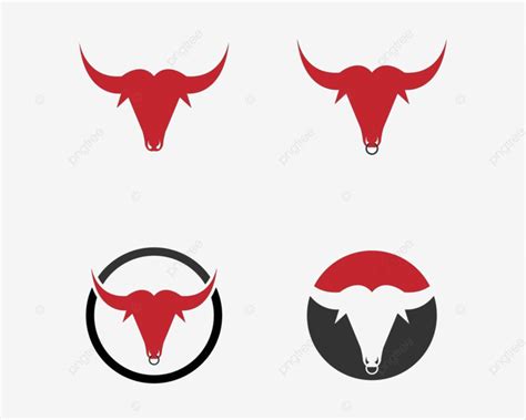 Taurus Logo Template Bullfight Slaughter Pork Vector Bullfight