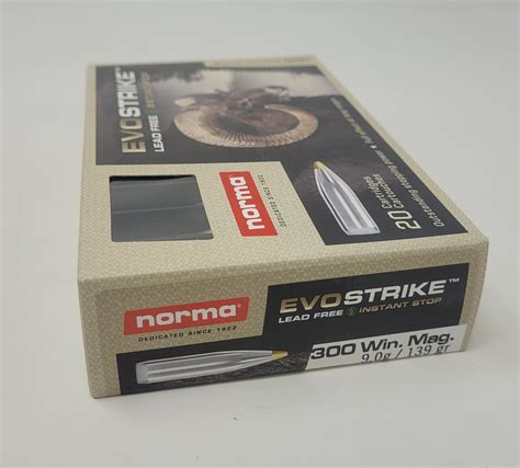 Norma 30 06 Springfield Evostrike Ammunition Norma20177342 139 Grain Lead Free Ballistic Tip 20