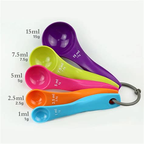 5 Pcs De Mesure Louche Cuisine Colourworks Coloré Cuillères À Mesurer