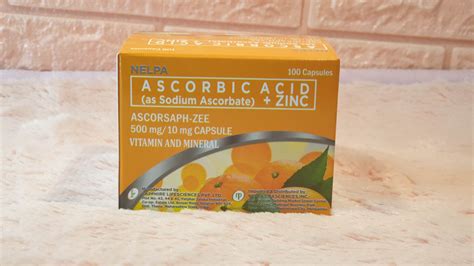 Ascorbic Acid As Sodium Ascorbate Zinc 500mg 10mg Capsule Lazada PH