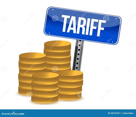 Concepto de la tarifa stock de ilustración Ilustración de dinero