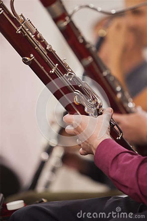 Bassoons In The Orchestra Closeup Stock Image Image Of Bassoon Harmony 76902741