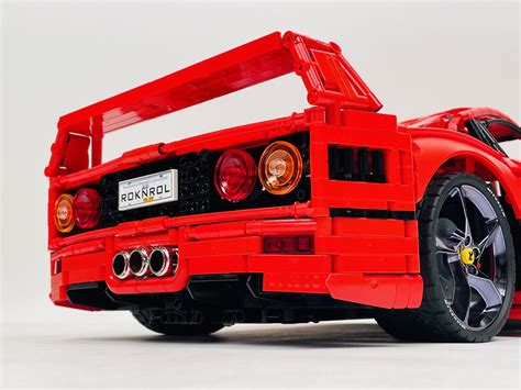 Lego Moc 1 8 Ferrari F40 By Loxlego Rebrickable Build With Lego