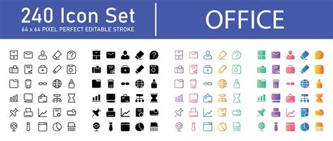 Office Icons Vector Art, Icons, and Graphics for Free Download