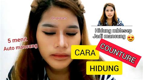 TUTORIAL MEMBUAT HIDUNG TERLIHAT LEBIH MANCUNG SHADING HIDUNG