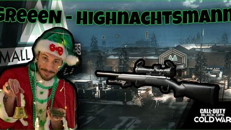 GReeeN Highnachtsmann Call Of Duty Black Ops Cold War SNIPER KILL