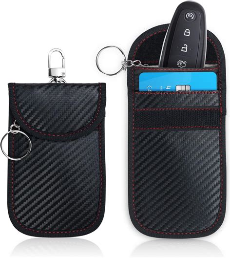 Pack Faraday Pouch For Car Keys Faraday Bag Rfid Key Fob Protector