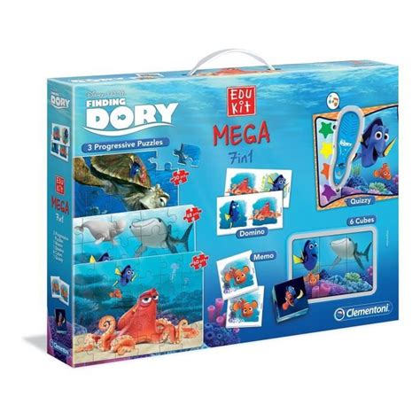 Mallette De Jeux Dory CLEMENTONI Mega Edukit 7 En 1 Puzzles