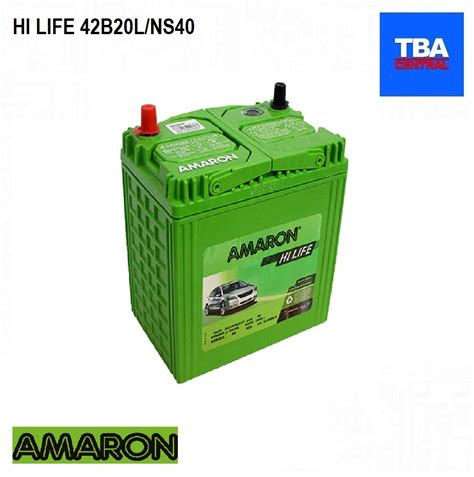 AMARON HI LIFE 42B20L NS40 CAR BATTERY QR 9909668 Lazada PH