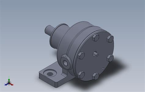 三元子泵solidworks 2010模型图纸下载 懒石网