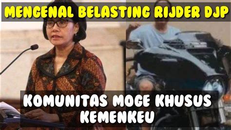 Arti Tersembunyi Belasting Rijder Komunitas Moge Khusus Pegawai